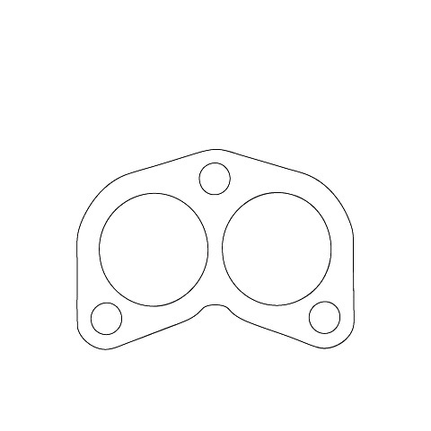 Redback Flange Gasket for Toyota Corona (09/1975 - 05/1979), Crown (12/1975 - 08/1979) image