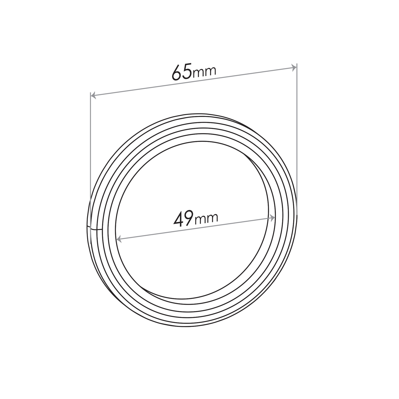 Gasket for TOYOTA 51MM RING GASKET -10 PACK image