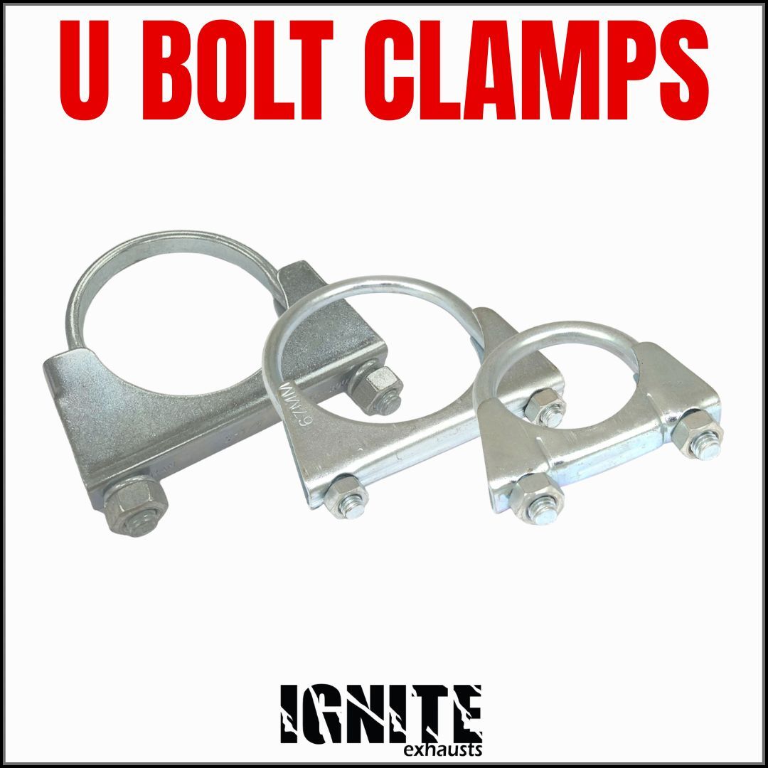 Mild Steel Exhaust Clamp (U Bolt) Various sizes