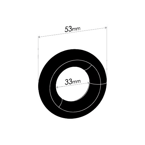 Redback Exhaust Rubber for Renault 12 (10/1969 - 08/1976), Saab 99 (04/1972 - 08/1974), Volvo 440 (08/1992 - 07/1996) image