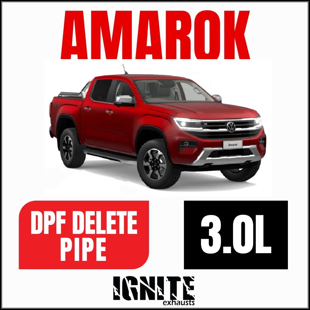 Volkswagen Amarok V6 3" DPF Delete Race Pipe