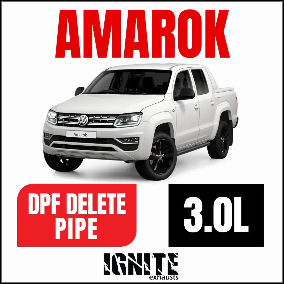 Volkswagen Amarok V6 3" DPF Delete Race Pipe