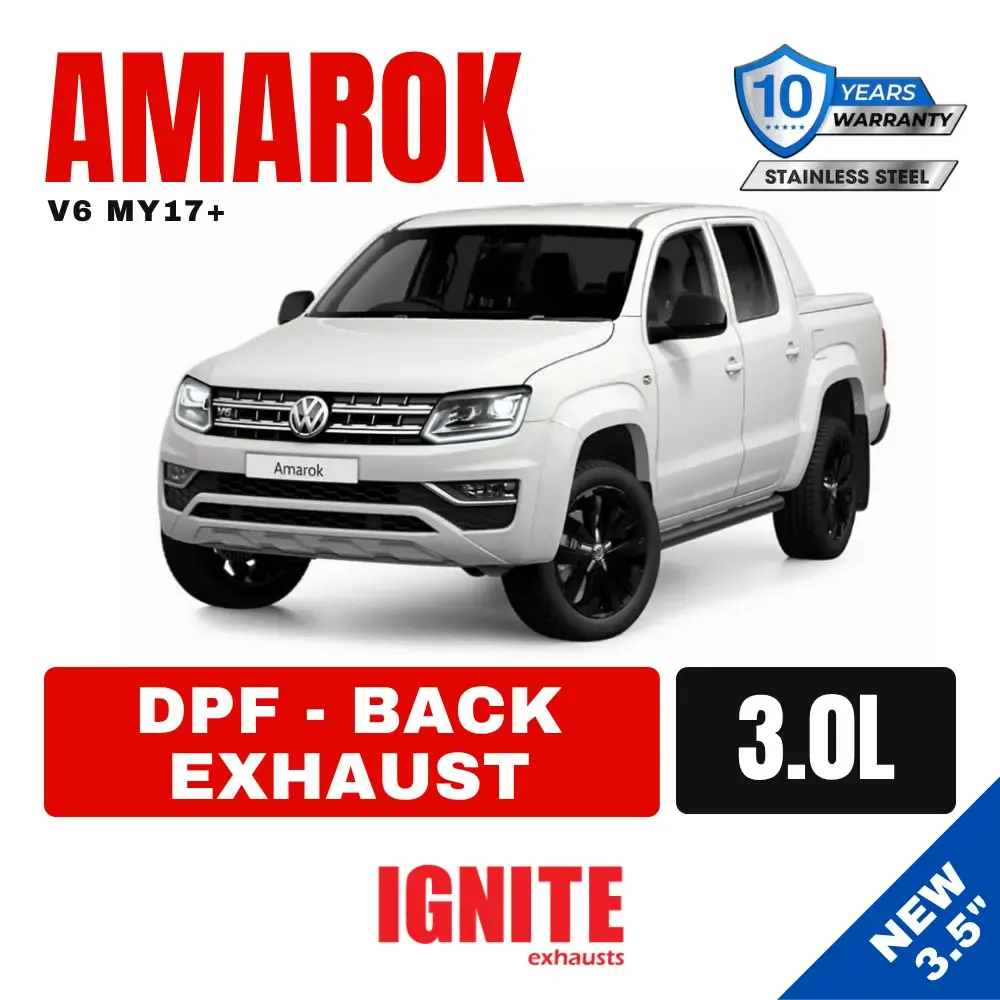 Volkswagen Amarok V6 TD MY17 on 3" DPF Back Exhausts 