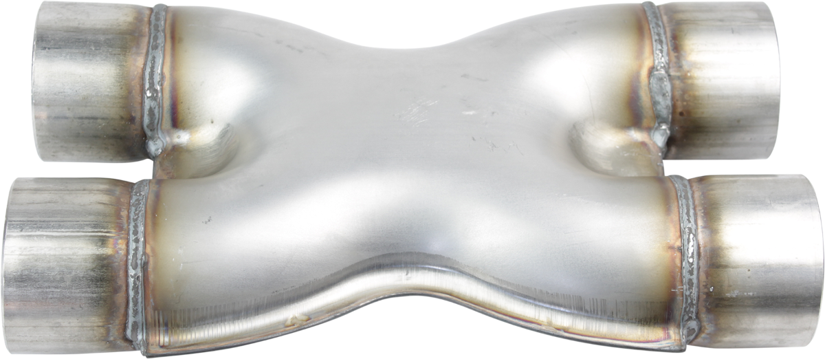 X-Pipe - Twin, 75mm(3"), 409 Stainless image