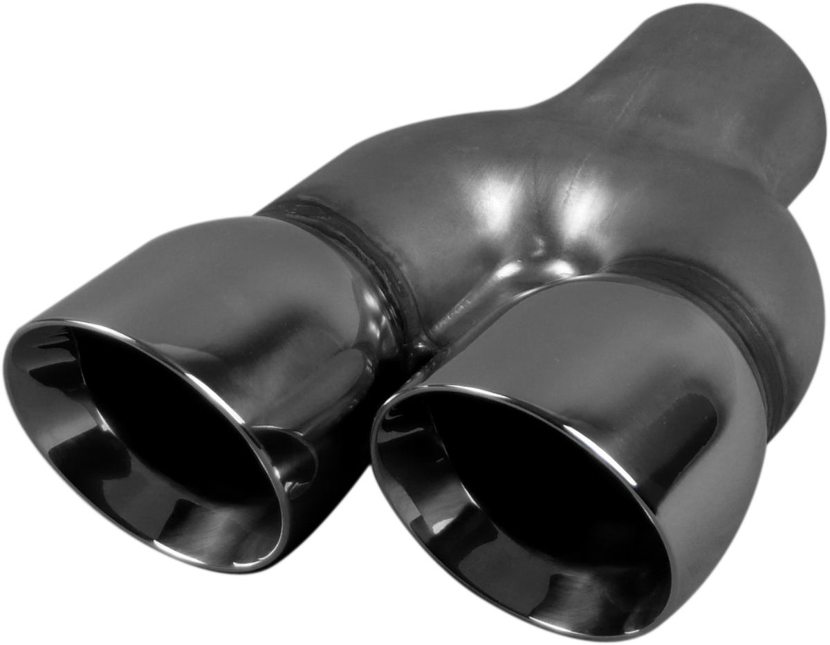 VE Commodore - Right, In 63mm(2-1/2"), Out 76mm(3")x2, Stainless image