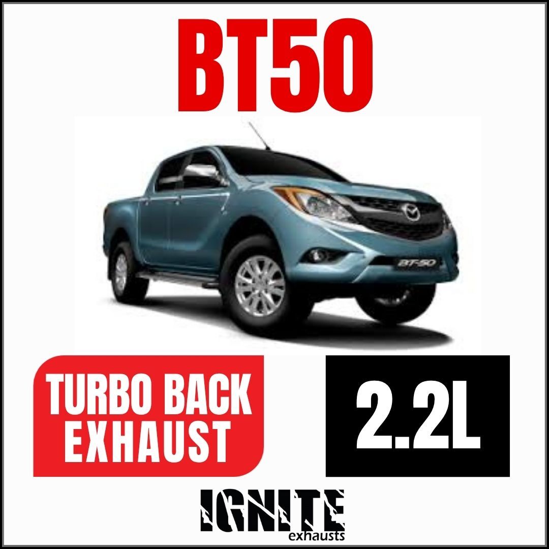 Mazda BT50 Exhaust 2.2L 3" Turbo Back Systems image