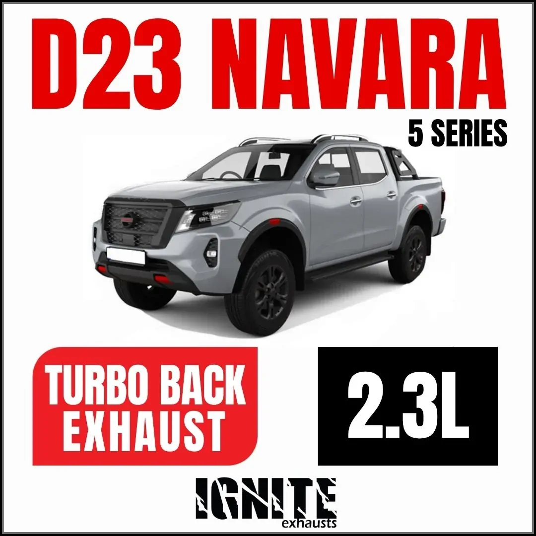 Nissan D23 Navara Exhaust Series 5 NP300 3" Turbo Back Offroad 4x4 Systems image
