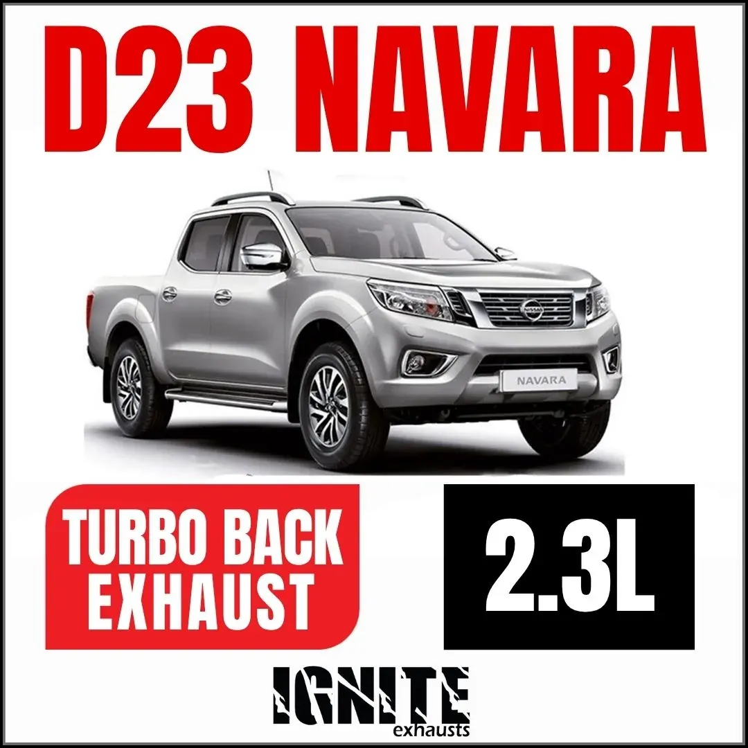 Nissan D23 Navara Exhaust NP300 3" Turbo Back Offroad 4x4 Systems image