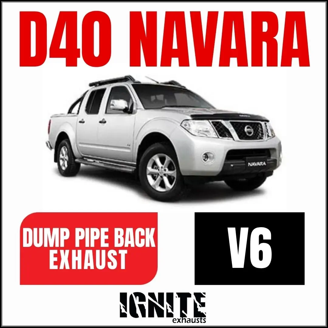 Nissan D40 Navara Exhaust V6 V9X Turbo 3" Systems