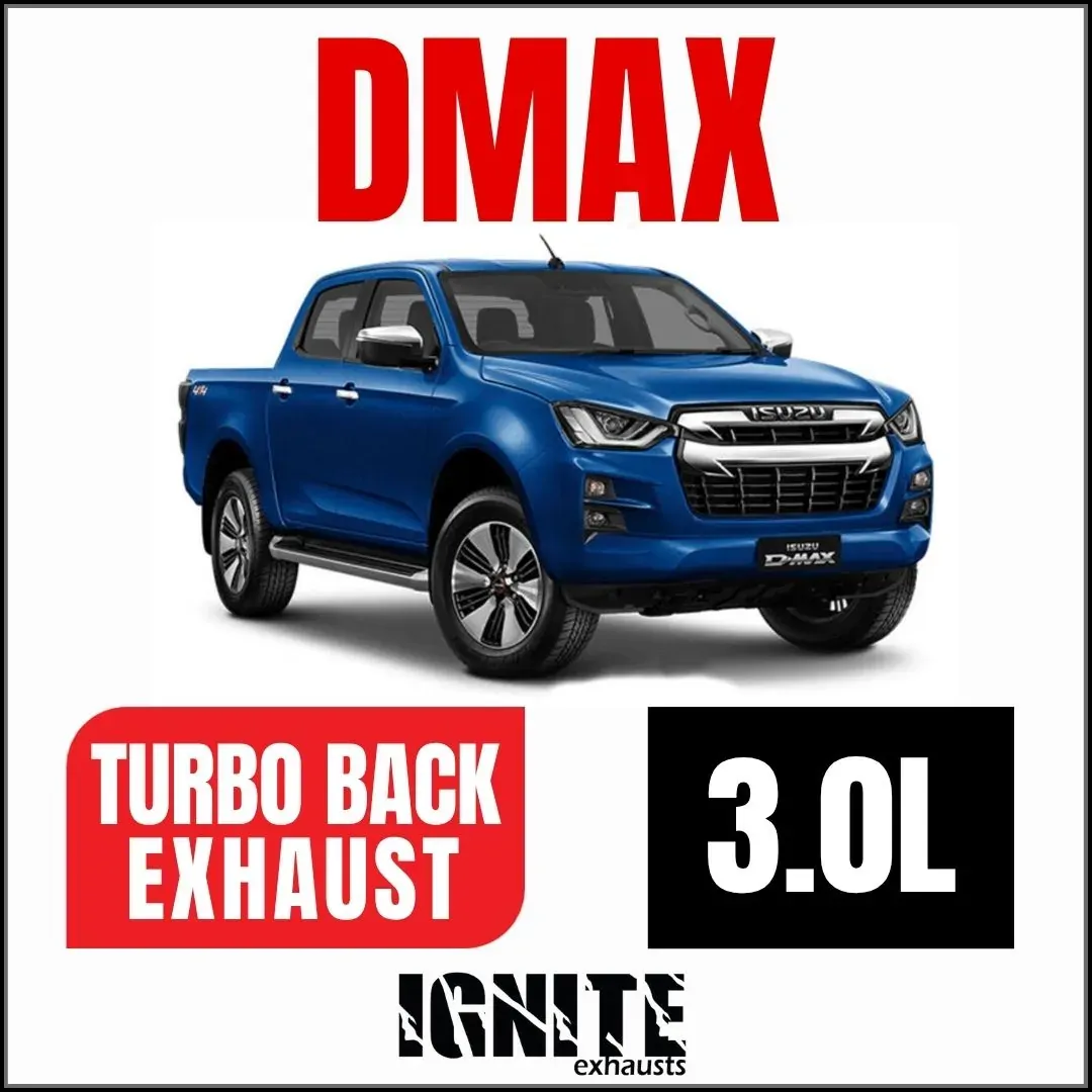 Isuzu D-Max Exhaust MY21-25 3L 3" Turbo Back Offroad 4x4 Systems image