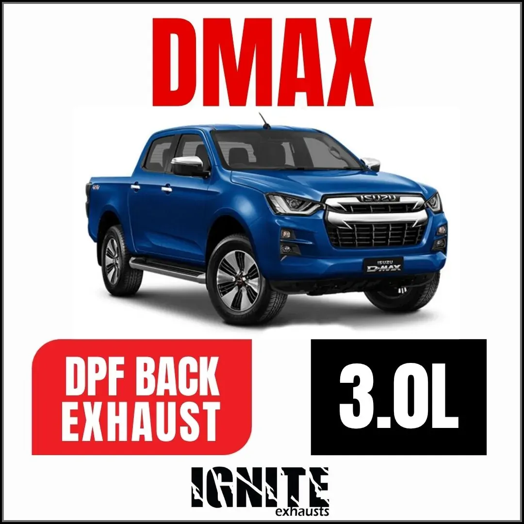 Isuzu D-Max Exhaust MY21-24 3L 3" DPF  Back Systems