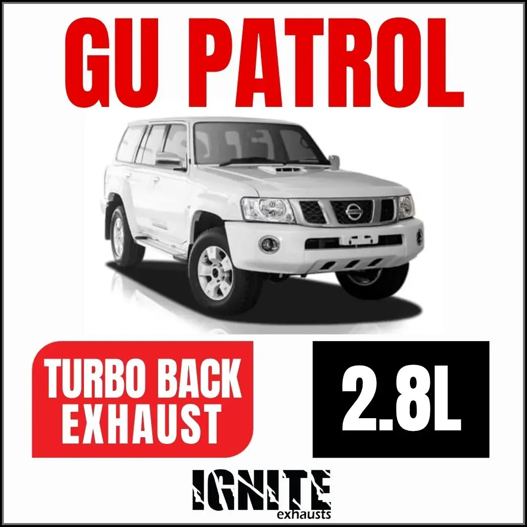 Nissan GU Patrol Exhaust Wagon 2.8L 3" Inch Systems