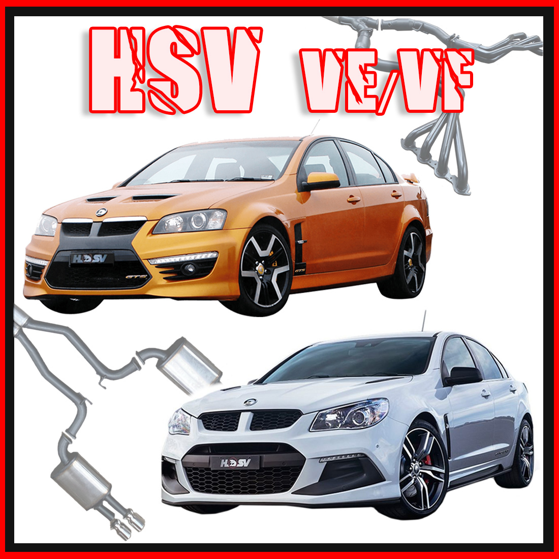 HSV VE/VF 6.0L & 6.2L Sedan Performance Exhaust image