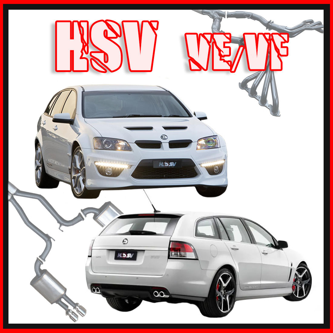 HSV VE/VF 6.0L & 6.2L Wagon Performance Exhaust image