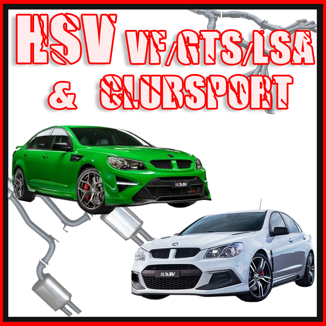 HSV VF LSA GTS 6.2L Sedan Performance Exhaust image
