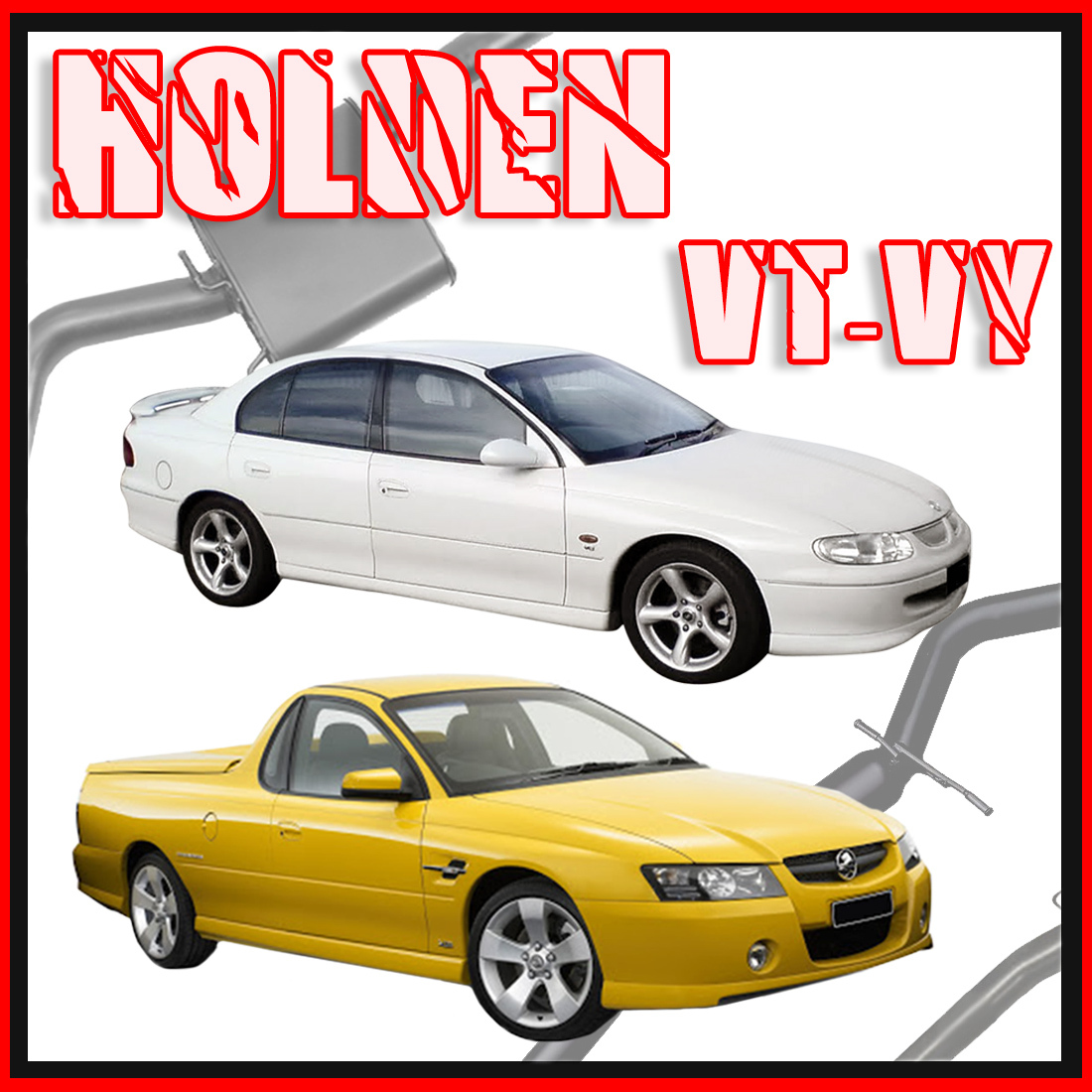 Holden Commodore VT - VY V6 Sedan/Ute Performance Exhausts image