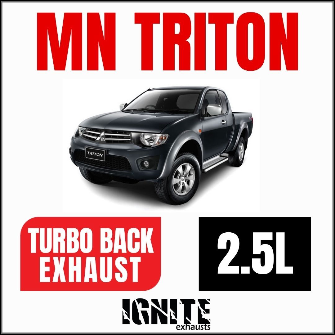 Mitsubishi MN Triton 2.5L 3" Turbo Back Systems image