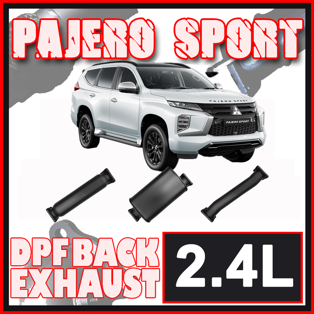 Mitsubishi Pajero Sport 2.4L DPF Model Ignite Exhaust image