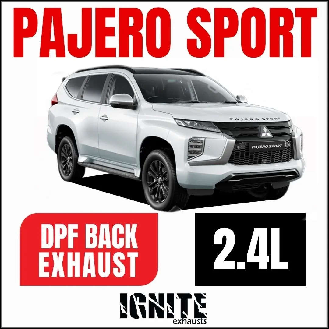Mitsubishi QE Pajero Sport Exhaust 2.4L 3" DPF Back Systems