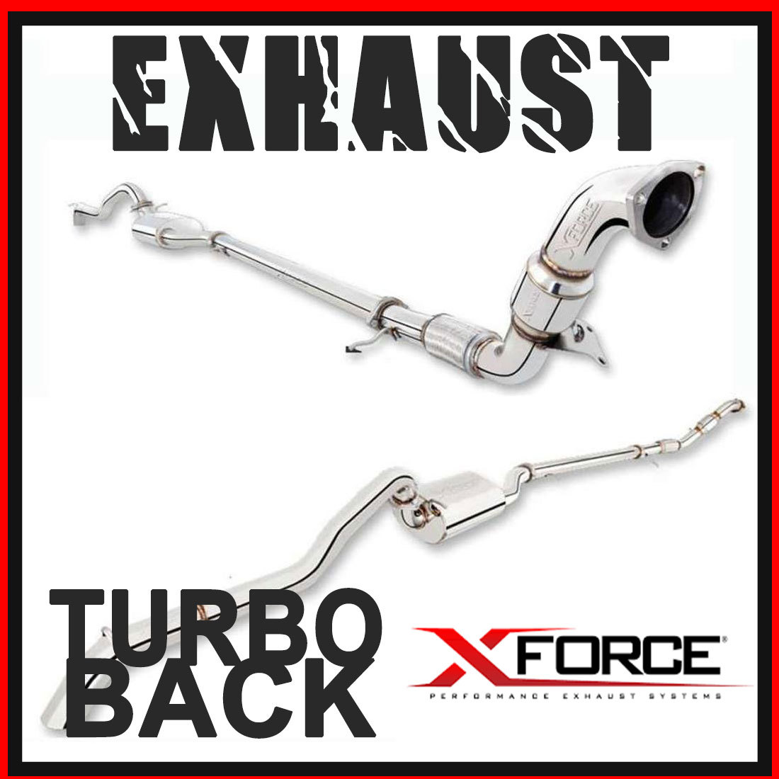 Ford PX Ranger Xforce Stainless Steel Exhaust image