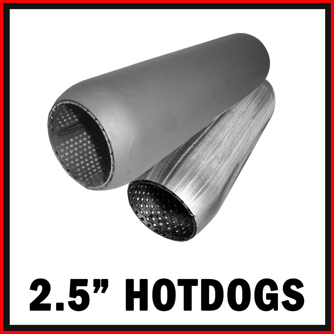 Redback Perforated 2 1/2" Hotdog Muffler image