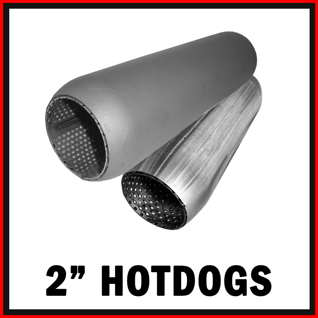 Redback Perforated 2" Hotdog Muffler image