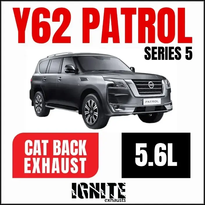 Nissan Y62 Patrol Exhaust Series 5 SUV 5.6L 3" Inch Systems