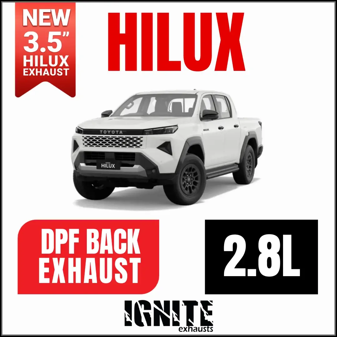 2026 Toyota Hilux N90 2.8L DPF-Back Exhaust – Now Available | Ignite Exhausts