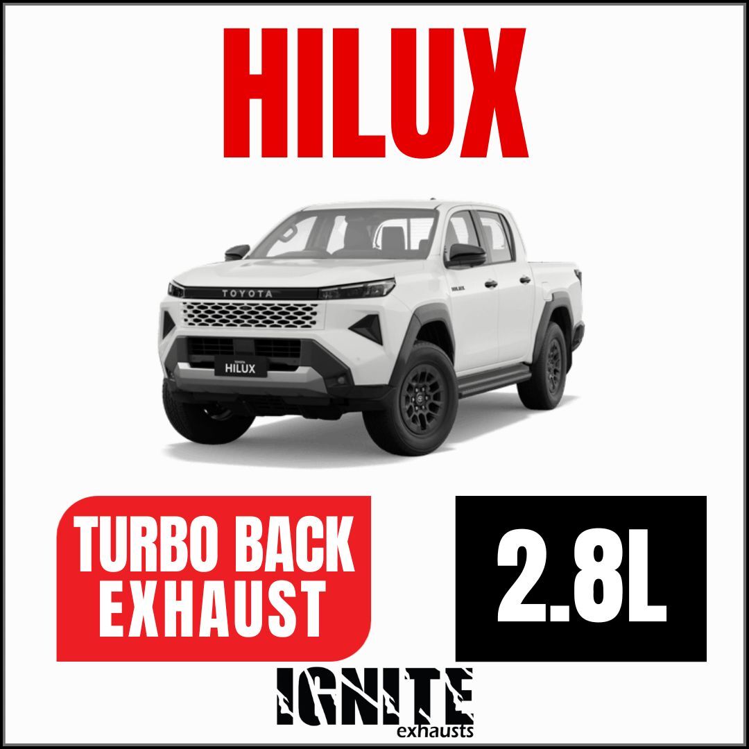 Toyota 2026 Hilux Exhaust 2.8L DPF Delete Offroad Systems