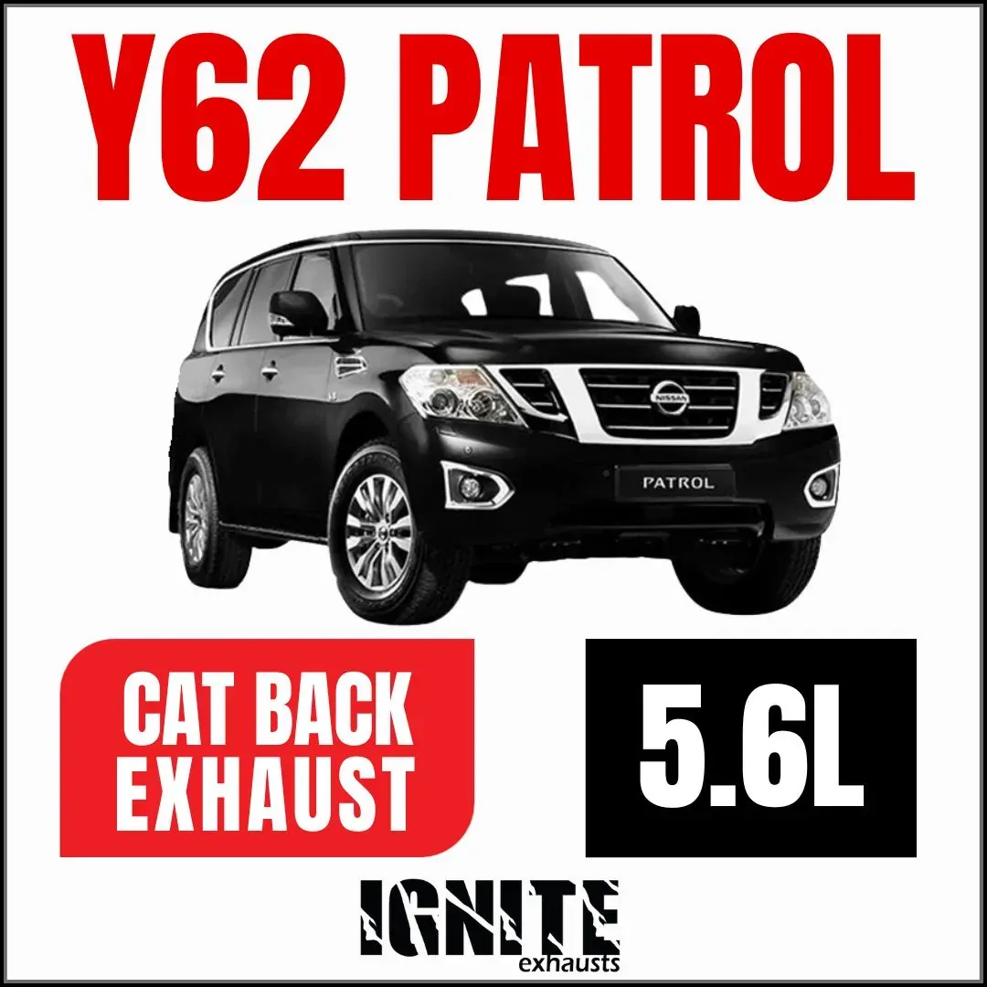 Nissan Y62 Patrol Exhaust SUV 5.6L 3" Inch Systems