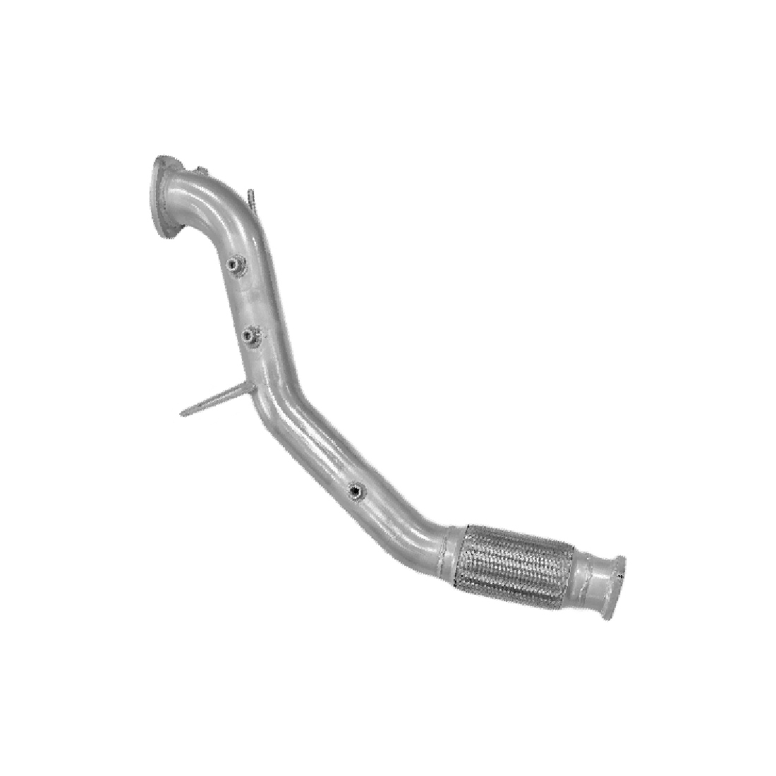 Raw Diff Ford Ranger Exhaust PX2/PX3 3.2L Turbo Back No Cat & Diff Dump Pipe Raw ...