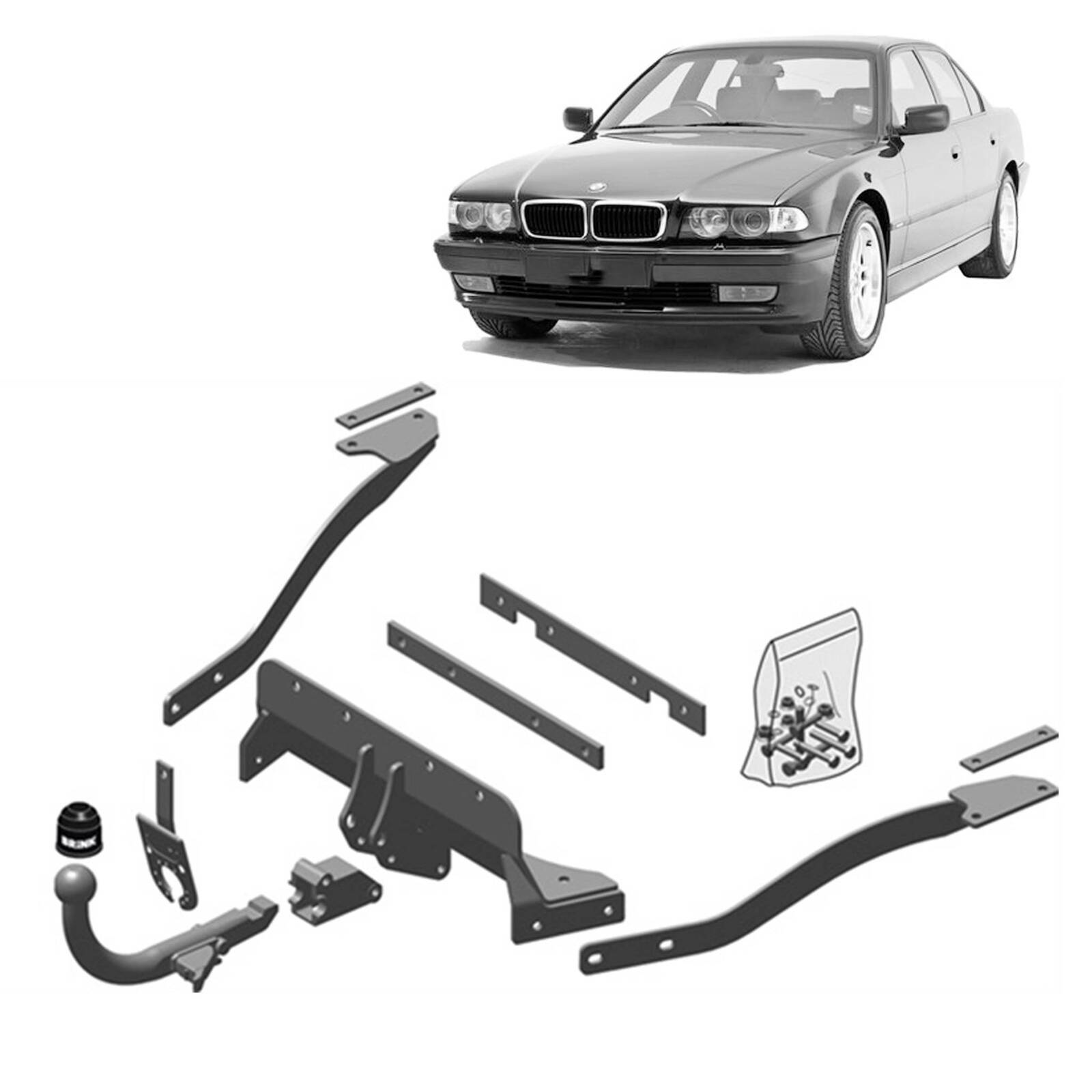 Brink Towbar for BMW 7 (03/1994 07/2001)