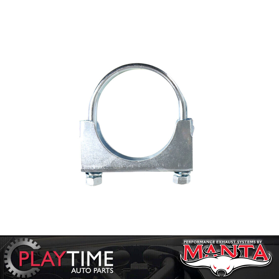 1.75"/45mm Mild Steel Exhaust Clamp (U Bolt) Playtime Exhausts