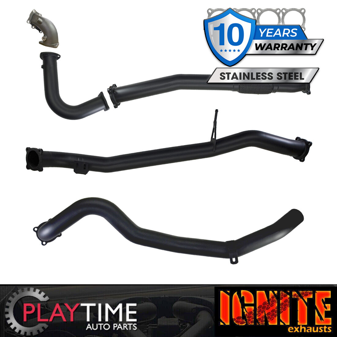 Nissan Patrol GU 4.2L LEAF UTE - TD 3' Stainless Exhaust Upgrade main image 0