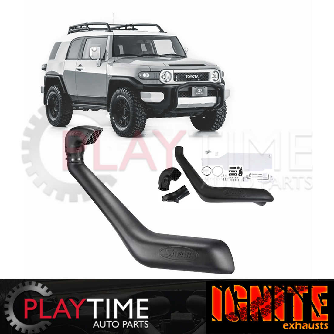 Safari Snorkel Toyota FJ Cruiser 2010-Onwards V6 Petrol | Playtime