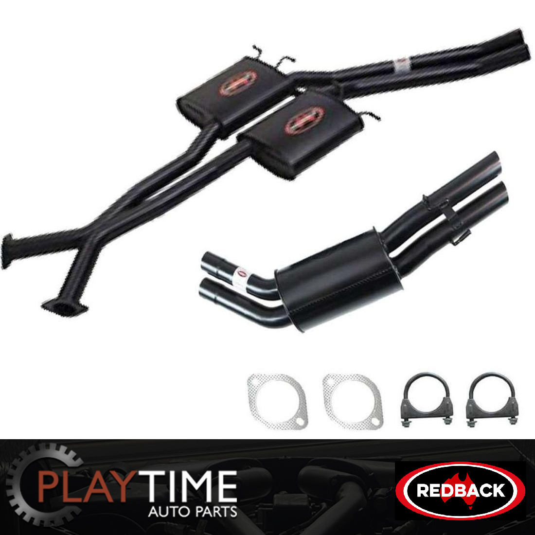 WL Statesman 2.5" Redback Dual Exhaust System Playtime