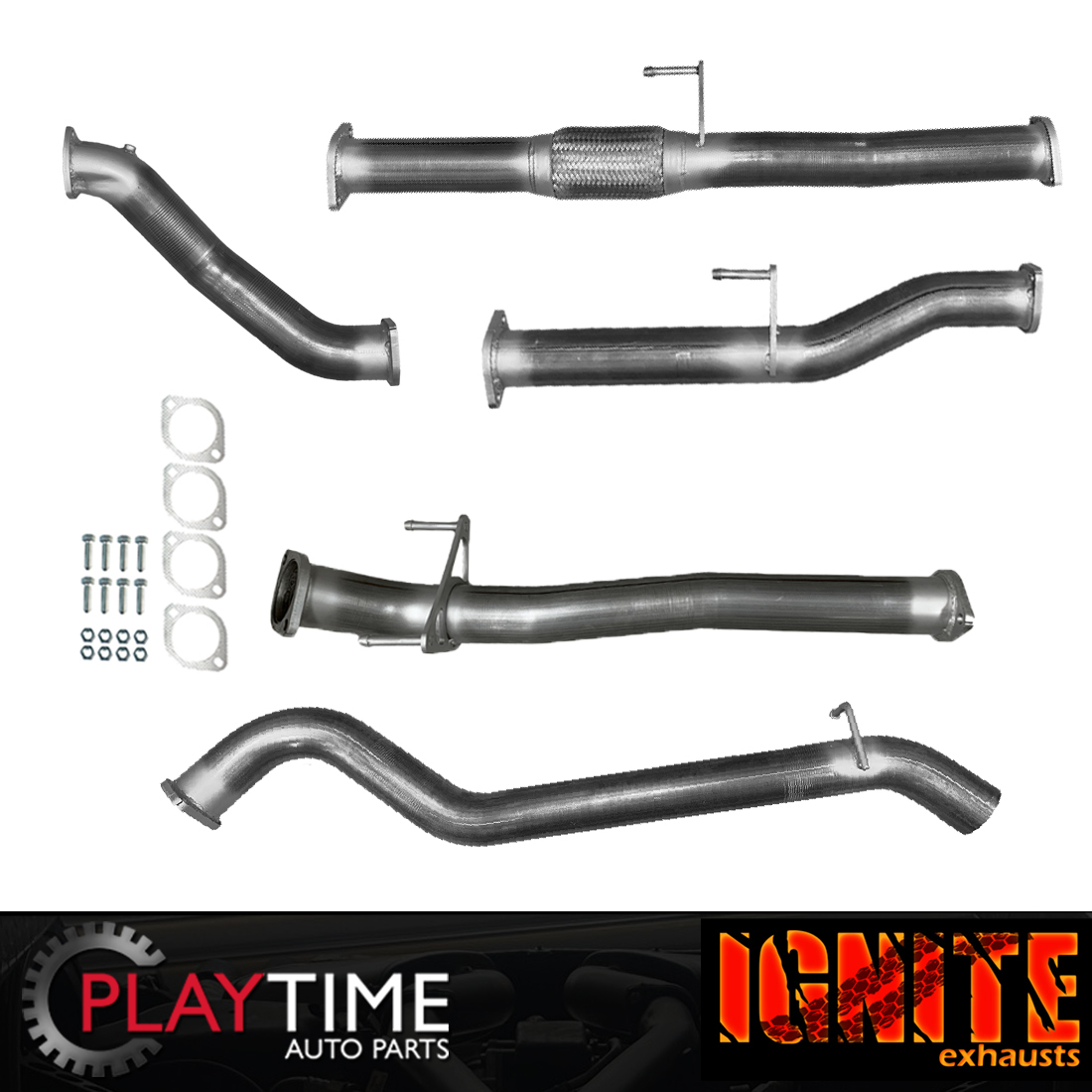 3L D4D Toyota Hilux 3 Inch Exhaust Systems Ignite Exhausts