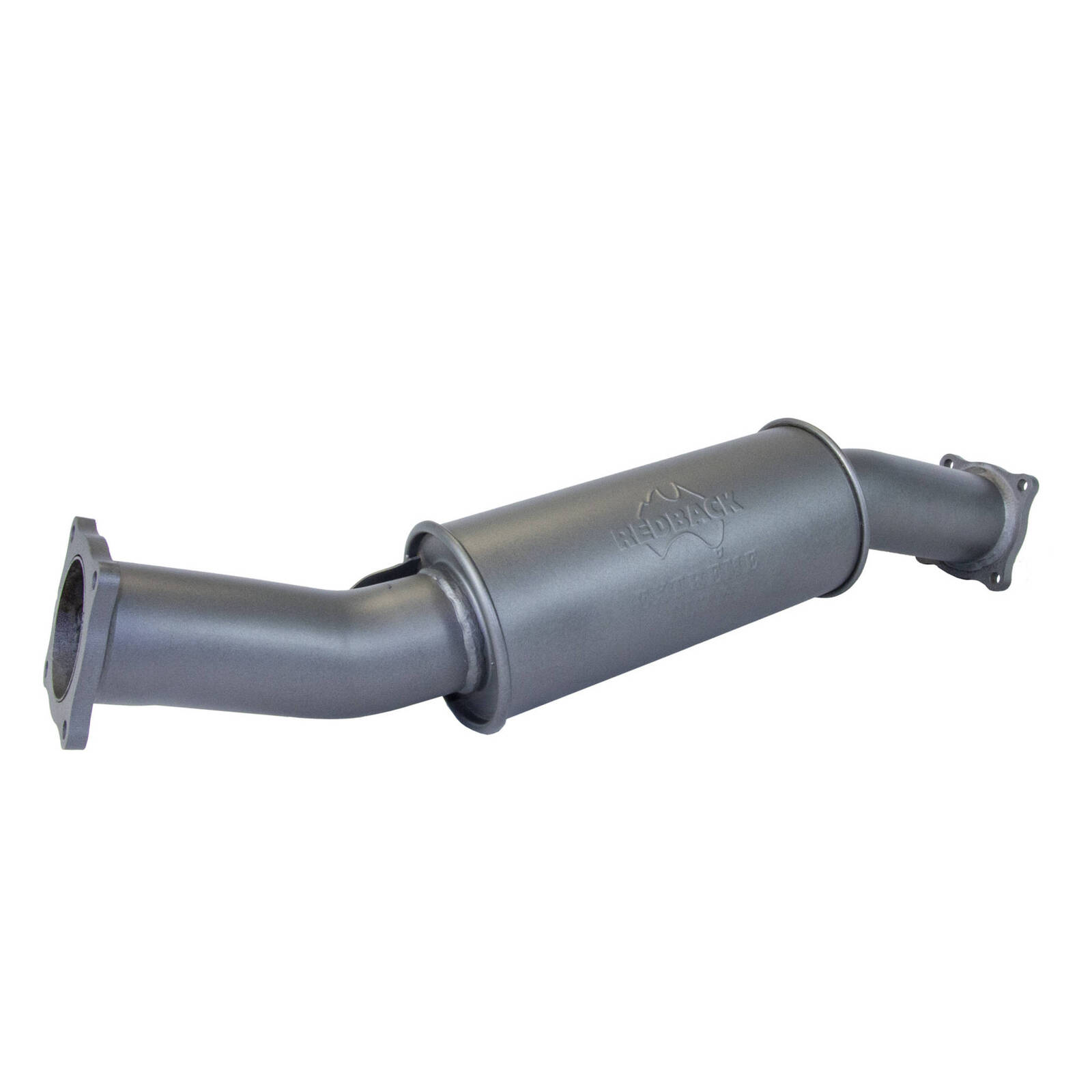 Redback Extreme Duty 5 inch round straight-through resonator muffler