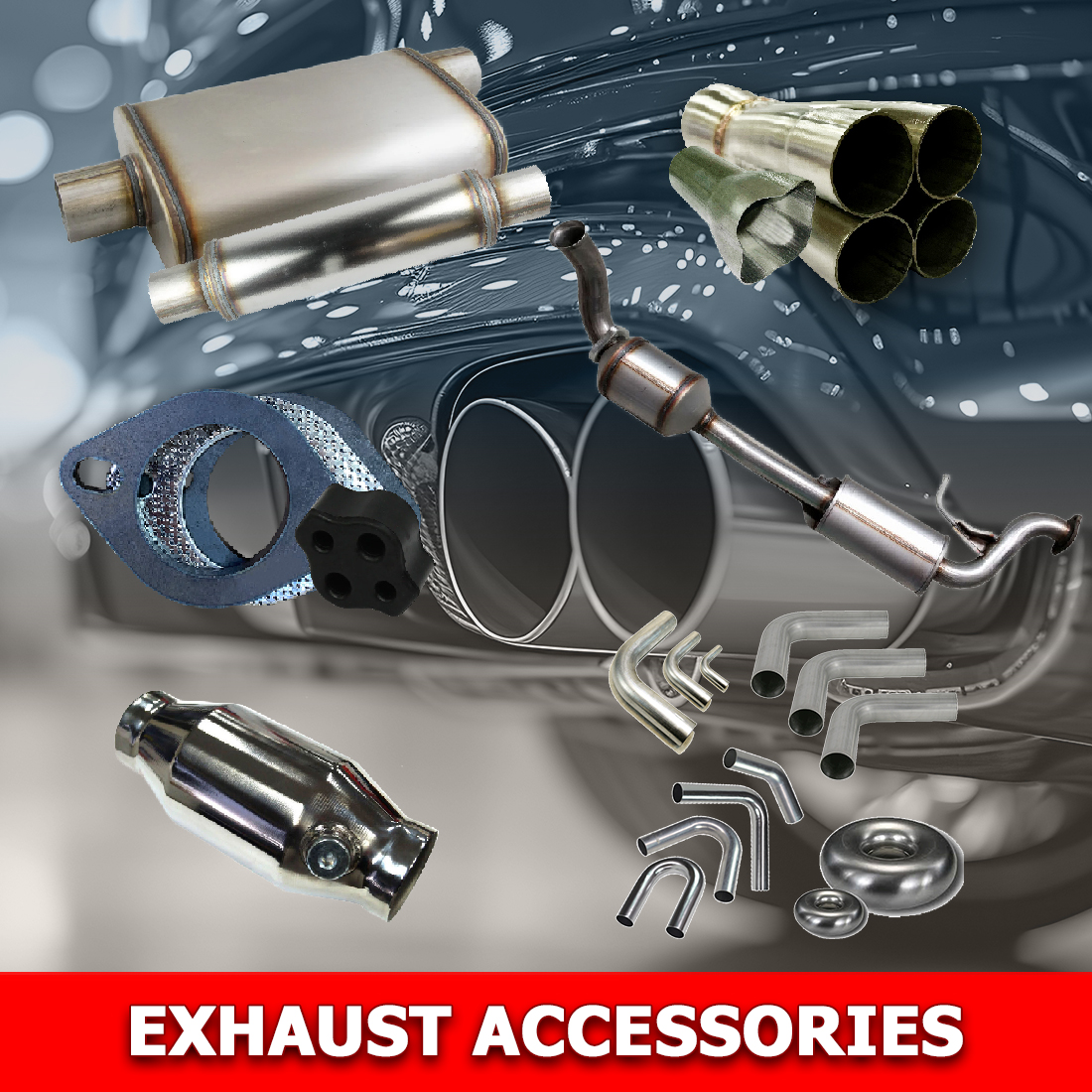 Playtime Auto Parts. Performance Exhaust Accessories.