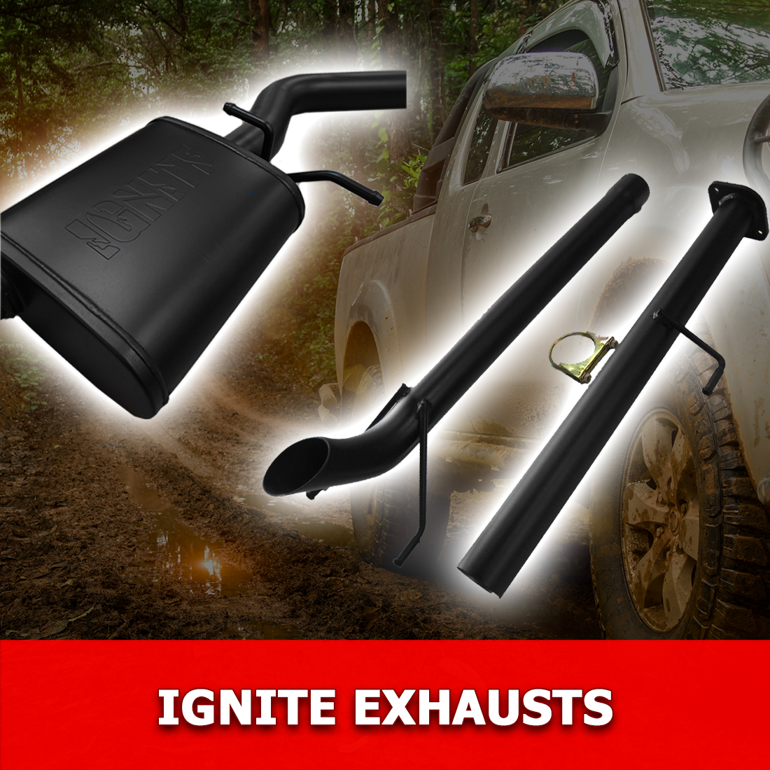 The best 4x4 & Perfomance Ignite Exhausts at Playtime Auto Parts.