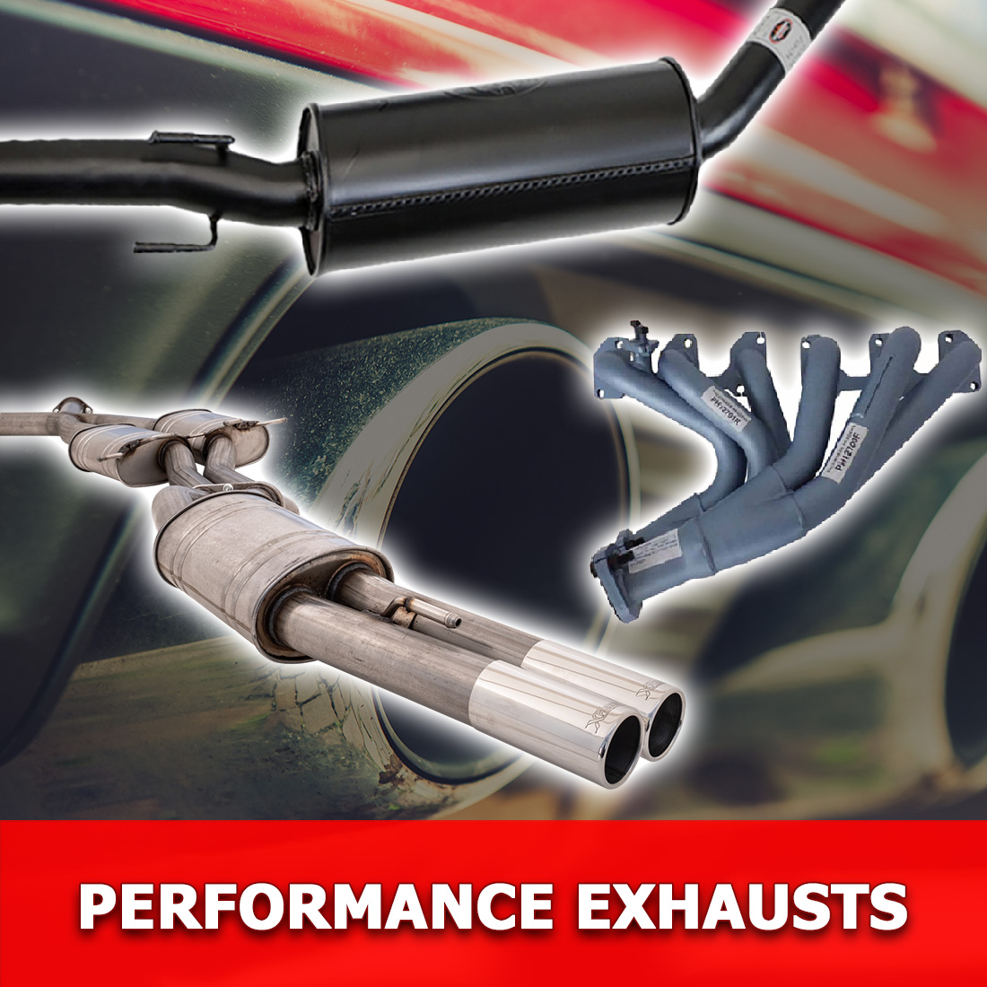 Performance Exhausts at Playtime Auto Parts.
