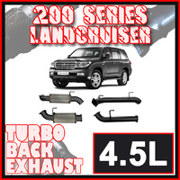 Toyota Landcruiser Exhaust 200 Series 4.5L V8 3" to 3.5" Turbo Back Systems