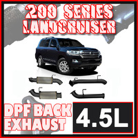 Toyota Landcruiser Exhaust 200 Series 4.5L V8 3" to 3.5" DPF Back Systems