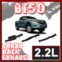 Mazda BT50 Exhaust 2.2L 3" Turbo Back Systems