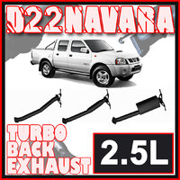 Nissan D22 Navara Exhaust 2.5L 3" Systems