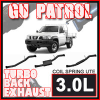Nissan GU Patrol Exhaust Coil Spring Ute 3L 3" Inch Systems