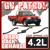 Nissan GU Patrol Exhaust Leaf Spring Ute 4.2L 3" Inch Systems