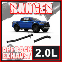 Ford Ranger Exhaust Raptor 2.0L DPF Back Systems