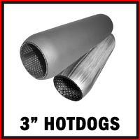 Redback Perforated 3" Hotdog Muffler
