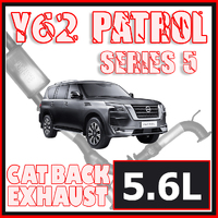 Nissan Y62 Patrol Exhaust Series 5 SUV 5.6L 3" Inch Systems
